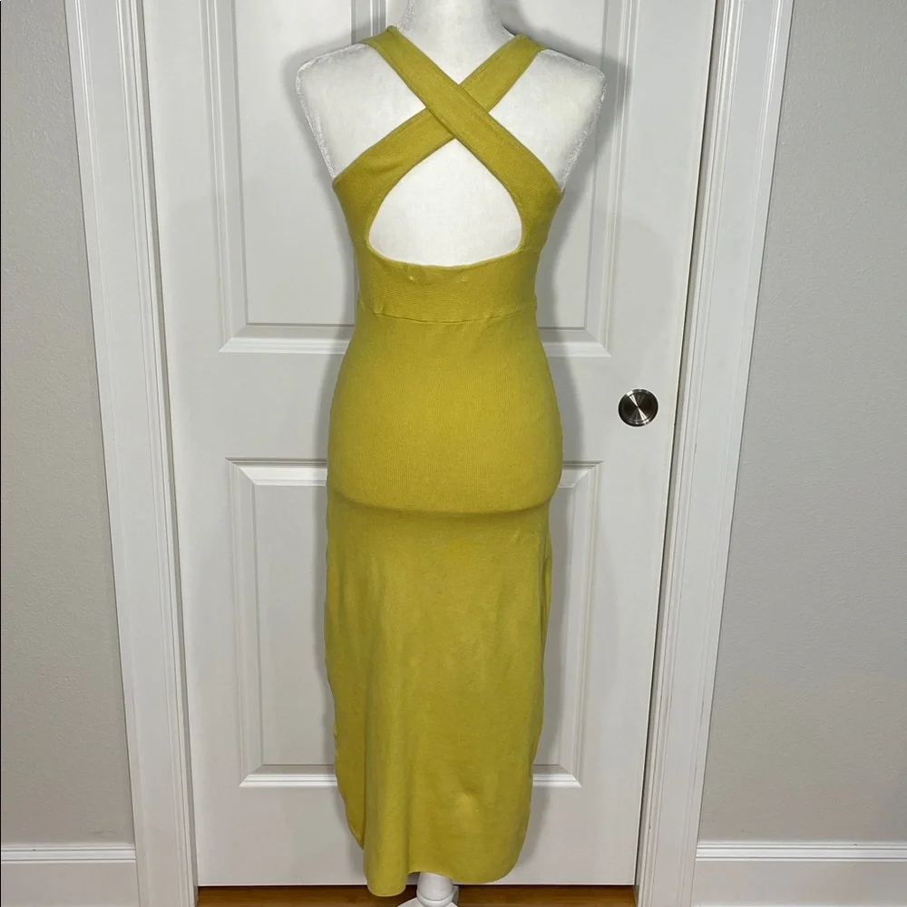 Free People Beach Coronado Maxi Dress Small Sleeveless Ribbed Crisscross Back - Picture 8 of 16